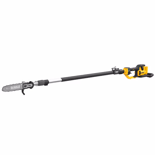 Élagueuse sur perche brushless DEWALT DCMPS635 54V XR FLEXVOLT perche 3,5 m guide 25 cm 200 mm 13 secondes 136 coupes carter aluminium