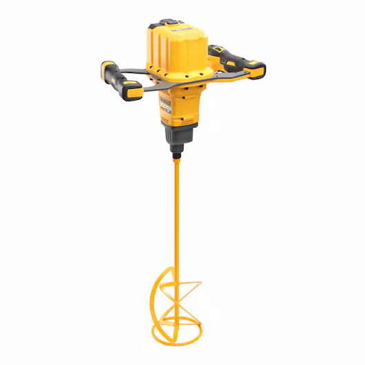 Malaxeur brushless DEWALT DCD240 54V XR FLEXVOLT premier sans fil double manivelle 5 vitesses 50 Nm pale M14 160 mm