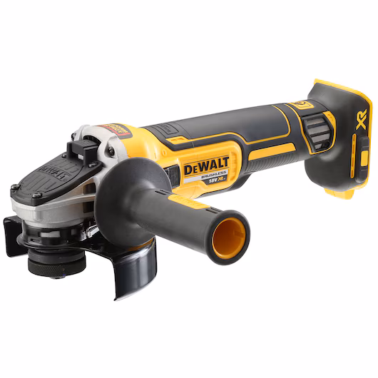Meuleuse brushless DEWALT DCG405N 18V XR disque 125 mm 9000 tr/min frein électronique embrayage anti-rebond carter compact