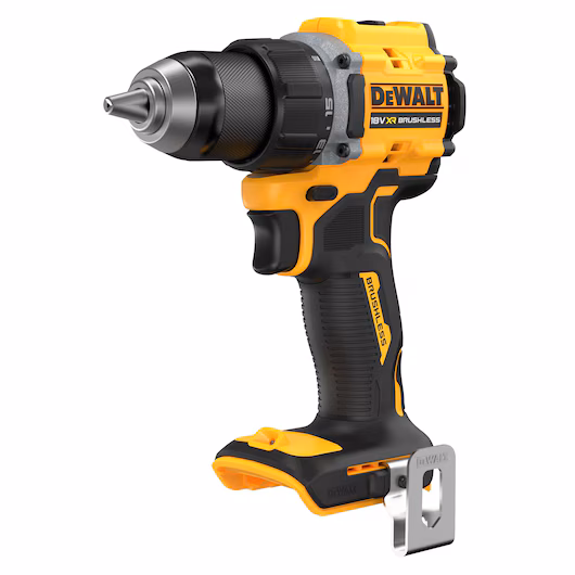 Perceuse-visseuse compacte brushless DEWALT DCD794N 18V XR 74 Nm 150 mm 1,1 kg mandrin métal LED socle