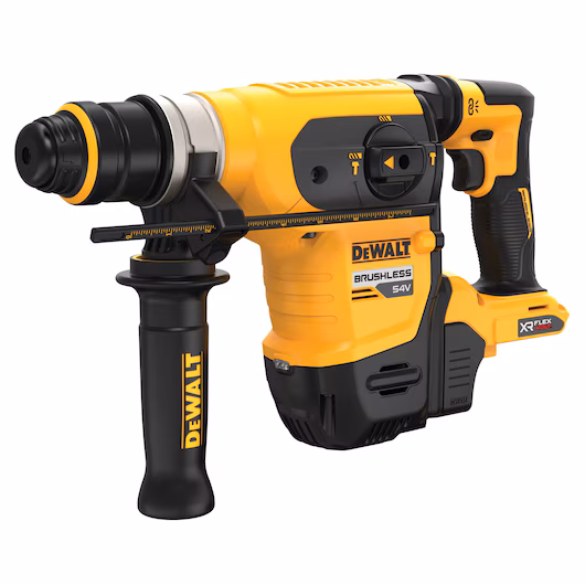 Perforateur burineur SDS-plus DEWALT DCH416 54V XR FLEXVOLT 4,5J béton 32 mm 3 modes anti-rotation poignée flottante 6,7 m/s² Wireless Tool Control