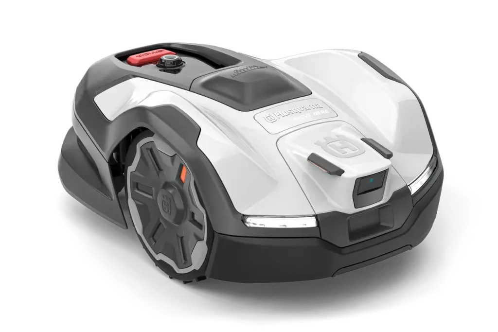 Robot tondeuse HUSQVARNA Automower 410VE NERA sans câble 1500 m² IA avancée infrarouge EdgeCut GPS antivol satellite EPOS