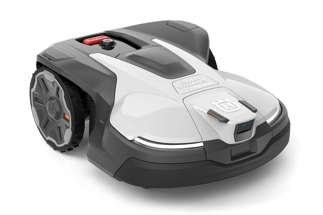 Robot tondeuse HUSQVARNA Automower 430V NERA sans câble 4800 m² IA avancée infrarouge pentes 50% GPS antivol satellite EPOS