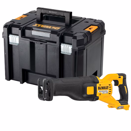 Scie sabre brushless DEWALT DCS389 54V XR FLEXVOLT 1792 W bois 300 mm acier 130 mm +19% DCS388 fixation 2 positions semelle pivotante