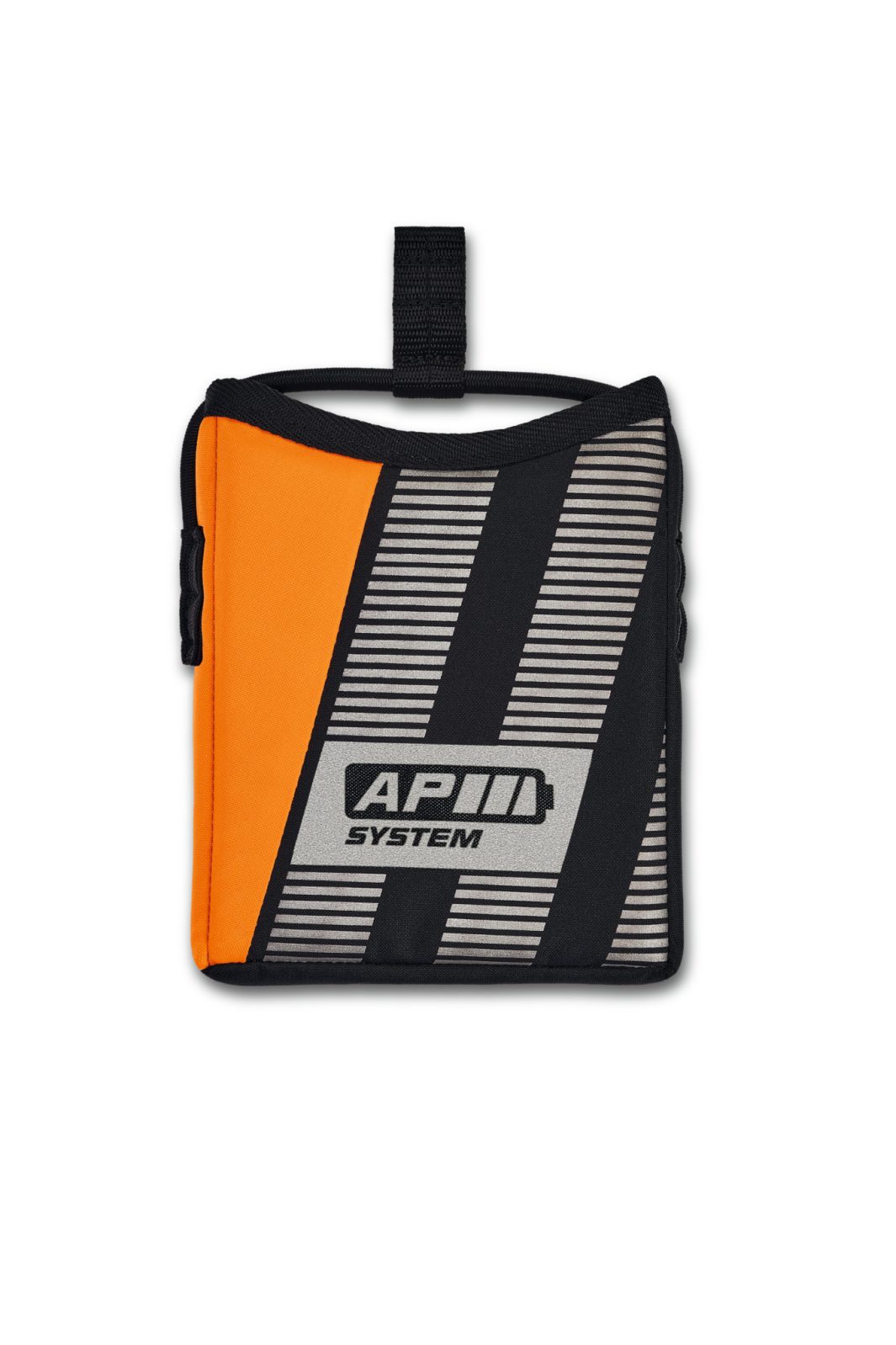 Pochette AP STIHL ADVANCE X-FLEX batterie AP System élastique anti-chute bord arrondi ouvertures fond clips STIHL 220 g