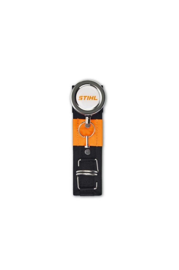 Porte-craie STIHL ADVANCE X-FLEX enrouleur câble métallique étrier intégré clips STIHL 100 g marquage forestier