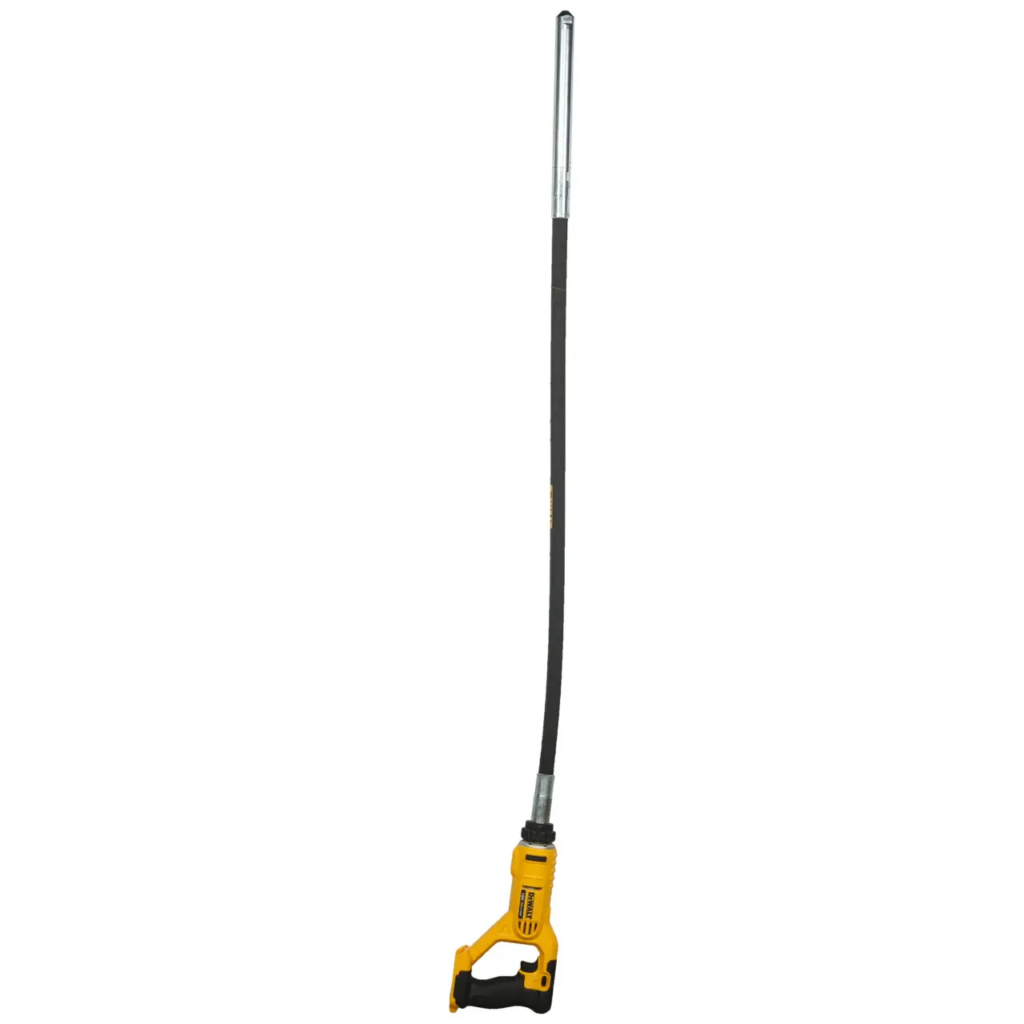 Vibrateur à béton sans fil DEWALT DCE531N 18V XR 14000 VPM vibreur 28,6 mm arbre flexible 1,2 m tige démontable 3,97 kg