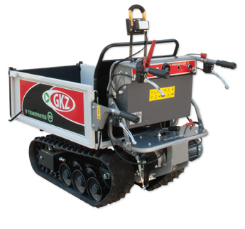 Transporteur à batterie GKZ GK450E avec plateau extensible de 450 kg