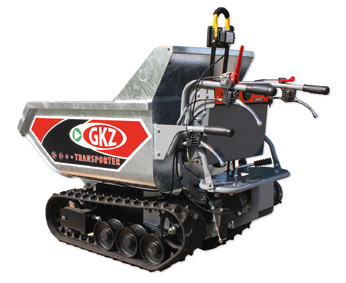 Transporteur à batterie GKZ GK450ED avec benne dumper galvanisée