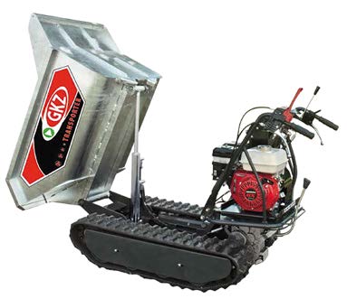Transporteur GKZ GK500HDI à chenilles avec benne dumper galvanisée